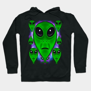 Alien pattern Hoodie